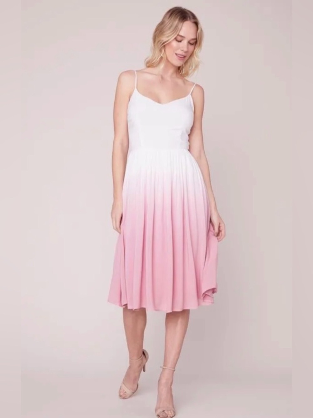 BB Dakota Pink Sunset Ombré Dress